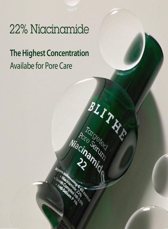 بلايث سيروم بليث المُستهدف للمسام مع 22% نياسيناميد للتحكم في إفراز الزيوت، وتصغير المسام للوجه، عناية كورية بالبشرة – 30 مل - Image 3